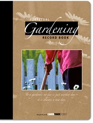Gardening Record Book -- "A Gardener's Hand" Cover